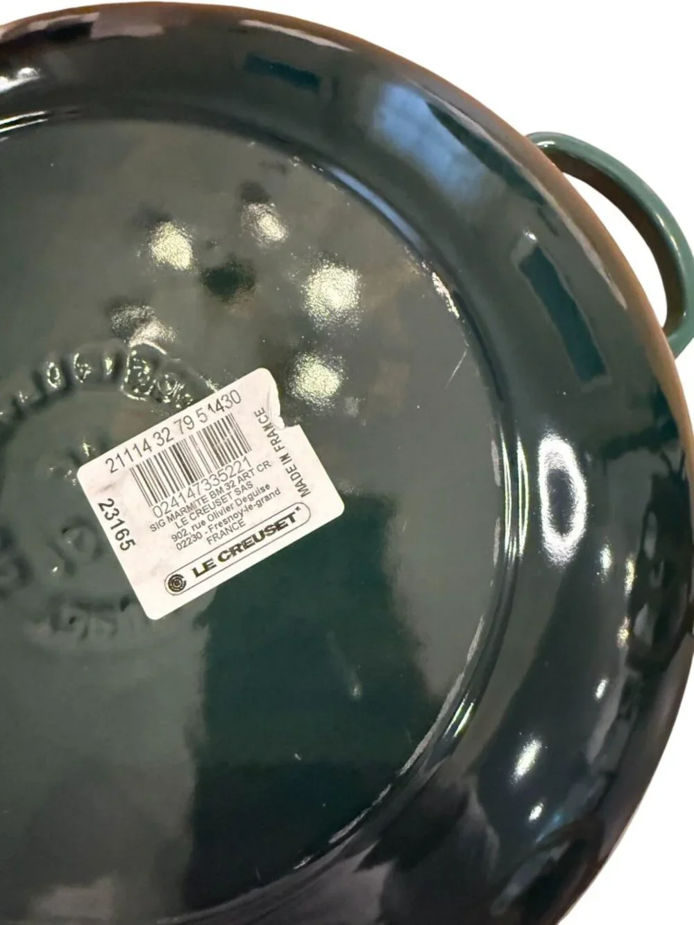 Le Creuset Enameled Cast Iron Braiser With Lid 7.5 Qt Green NWT
